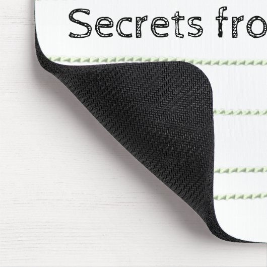Green Lines Secrets Heart Mouse Pad! Mousepad (Ecke)