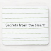 Green Lines Secrets Heart Mouse Pad! Mousepad (Vorne)