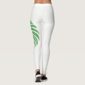 Green Lion Head auf allen farbigen Leggings (Rückseite)