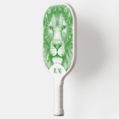 Green Lion illustriert Pickleball Schläger (Links)
