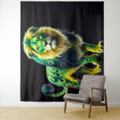Green Lion Wandteppich (Beispiel)