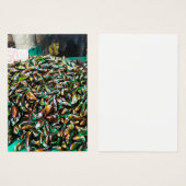 Green Lipped Mussels For Sale Profile Card (Vorne & Hinten)