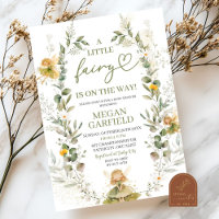 Green Little Fairy Baby Shower