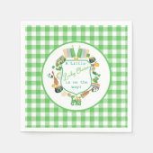 Green Little Lucky Charme Babydusche Serviette (Vorderseite)