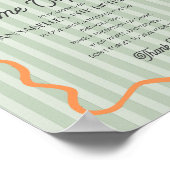 Green Little Süsse Citrus Birthday Time Kapsel Poster (Ecke)