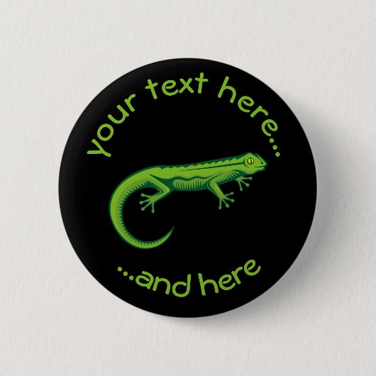 Green Lizard Button (Vorderseite)