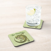 Green Lizard Getränkeuntersetzer (Rechte Seite)