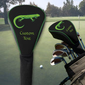 Green Lizard Golf Head Cover Headcover