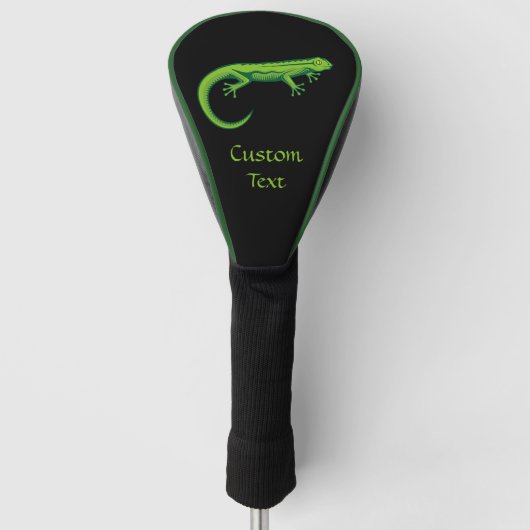 Green Lizard Golf Head Cover Headcover (Vorderseite)