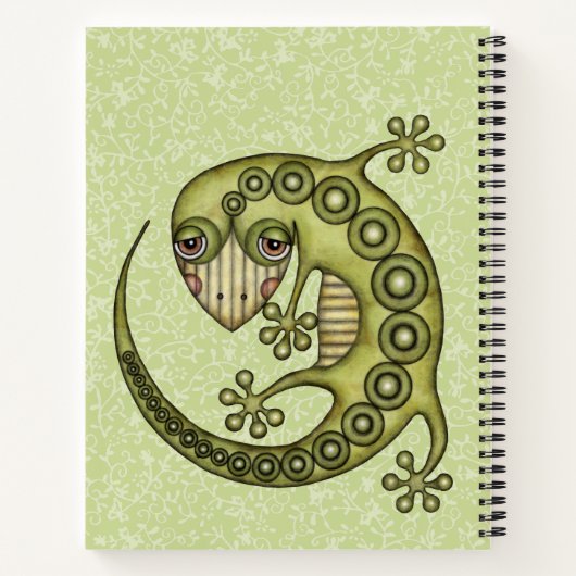 Green Lizard Notizblock (Rückseite)