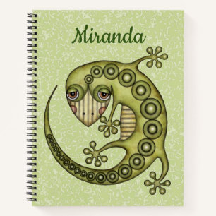 Green Lizard Notizblock