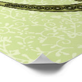 Green Lizard Poster (Ecke)