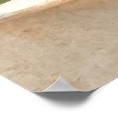 Green lizard Poster (Ecke)