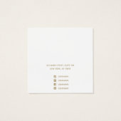 Green Lizard Skin Stuck Earring Display Card (Rückseite)