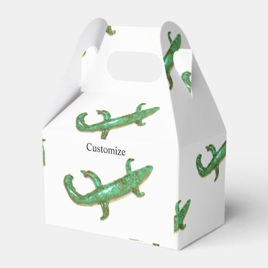 Green lizard Thunder_Cove Geschenkschachtel (Vorderseite)