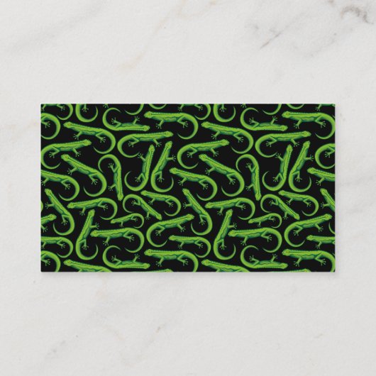 Green Lizard Visitenkarte (Rückseite)