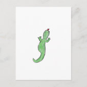 Green Lizzard Postkarte (Vorderseite)