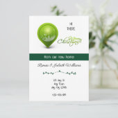 Green Location New Home Announcement Ankündigung (Stehend Vorderseite)