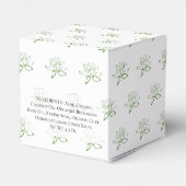 Green Lotus Beauty Skin Care Packbox Geschenkschachtel (Rückseite)