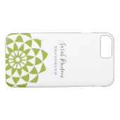 Green Lotus Blume Yoga Instructor Case-Mate iPhone Hülle (Rückseite (Horizontal))