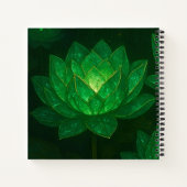 Green Lotus Fairies Hardcover Art Journal Notizblock (Rückseite)