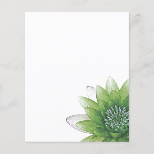 Green Lotus Flyer (Vorne)