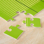 Green Lotus Patience and Resilience Symbol Bloral Puzzle (Seite)