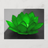 Green Lotus Postkarte (Vorderseite)