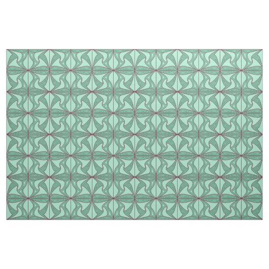 Green Lotus Stoff (Fat Quarter (45,7 x 55,9 cm))