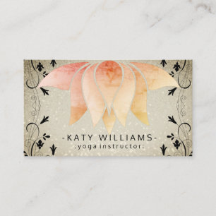 Green Lotus Yoga Meditation Holistic Wellness Visitenkarte