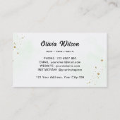 Green-Loyalität-Karte Visitenkarte (Rückseite)