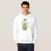 Green lucky beer paty irish hoodie (Vorne ganz)