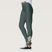 Green Lucky Kleeblatt Clover St. Patrick`s Day Leg Leggings (Links)