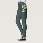 Green Lucky Kleeblatt Clover St Patrick`s Day Leggings (Links)