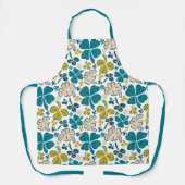 Green Lucky Kleeblatts Clover St Patrick`s Day Apr Schürze (Vorderseite)