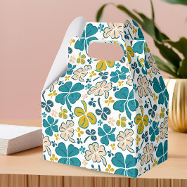 Green Lucky Kleeblatts Clover St Patrick`s Day Geschenkschachtel