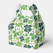 Green Lucky Kleeblatts Clover St Patrick`s Day Geschenkschachtel (Rückseite)