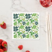 Green Lucky Kleeblatts Clover St Patrick`s Day Serviette (Beispiel)