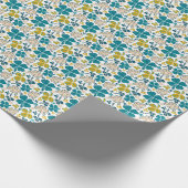 Green Lucky Kleeblatts Clover St Patrick`s Day Wra Geschenkpapier (Ecke)