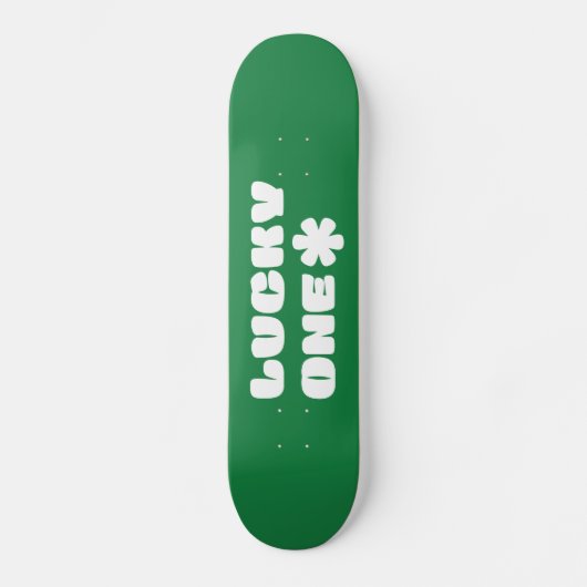 Green Lucky One Skateboard (Vorderseite)