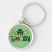 Green Lucky St Patricks Day Schlüsselanhänger (Vorne)