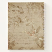 Green Luna Moth Notebook Notizblock (Rückseite)