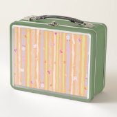 Green Lunch Box – Baby Joy & Creatures Pastel (Vorderseite)
