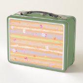Green Lunch Box – Baby Joy & Creatures Pastel (Rückseite)