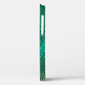Green Luxury Snake Skin Closeup Case-Mate iPhone Hülle (Rückseite / Links)