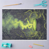 Green Magic Potion Cauldron Halloween Decoupage Seidenpapier (Basteln)