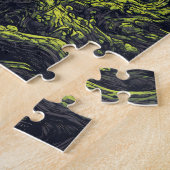 Green Magic Potion Cauldron Halloween Puzzle (Seite)