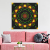 Green Magic Wrapped Canvas Leinwanddruck (Insitu (Wohnzimmer))