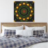 Green Magic Wrapped Canvas Leinwanddruck (Insitu (Schlafzimmer))
