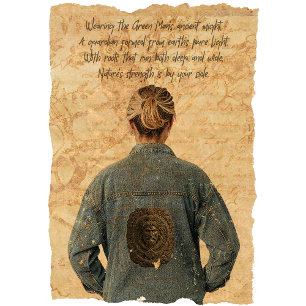Green Majestät: Green Man Jeansjacke